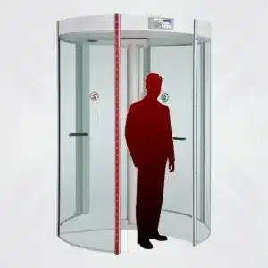 Puerta giratoria con detector PGR